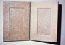 Diptych Six (Diptych Series), ©1975<br>Wood, glass, paper and Rhoplex. <br>
22h x 31w x 2d (inches) <br>
Private collection, Philadelphia <br>
Photo by Peter Lester <br>
Exhibited: Marian Locks Gallery, 1976