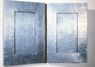 Diptych Nine (Diptych Series), ©1975<br>Wood, glass and sculptmetal. <br>
22h x 31w x 2d (inches) <br>
Private collection <br>
Photo by Peter Lester <br>
Exhibited: Marian Locks Gallery, 1976 