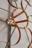 Humdinger (detail 1), ©2009<br>Steel, brass, copper, epoxy, wood and pigments. <br>
56h x 60w x 8.5d (inches) <br>
Estate of Charles Fahlen <br>
Photo by Kelly Mc Manus <br>